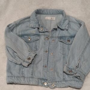 Zara Light Blue Kids Jean Jacket